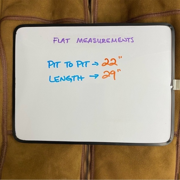 Vintage Lady Hathaway Tan Brown Faux Suede Zip Front Jacket W Faux Fur Collar M - Picture 14 of 16